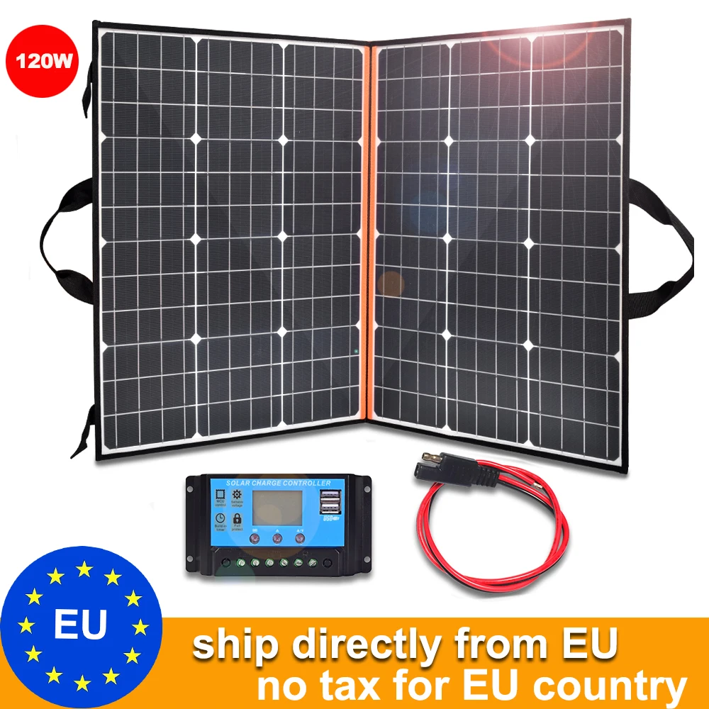 flexible foldable mono solar panel 120w 100w kit solar charger 12v powerbank 5v usb for phone car boat RV battery camping hiking
flexible foldable mono solar panel 120w 100w kit solar charger 12v powerbank 5v usb for phone car boat RV battery camping hiking