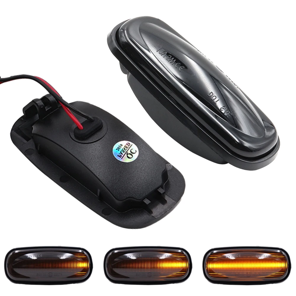 New Flowing Side Marker Lamp Dynamic LED Side Repeater Indicator Light For Land Rover Discovery Defender TD5
New Flowing Side Marker Lamp Dynamic LED Side Repeater Indicator Light For Land Rover Discovery Defender TD5