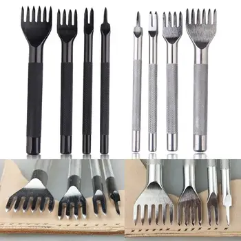 4 Style Spacing Punch Tool For Leather Hole Punches Tool Lacing Stitching Sewing DIY Leather Craft Tools
4 Style Spacing Punch Tool For Leather Hole Punches Tool Lacing Stitching Sewing DIY Leather Craft Tools