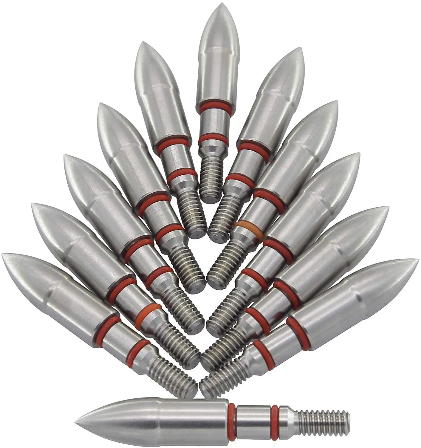 Maifield Stainless Steel Archery Field Points Easy Pull Outside Diameter 9/32" Bullet Shape, 125 Grain Screw in Archery Field
Maifield Stainless Steel Archery Field Points Easy Pull Outside Diameter 9/32" Bullet Shape, 125 Grain Screw in Archery Field