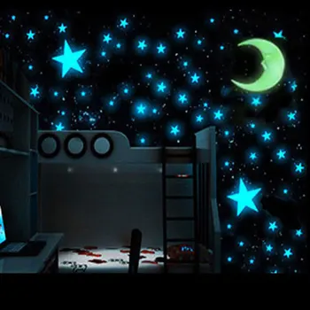 New 3D Luminous Stickers for Kids Room Decoration and Bedroom Decor Starry Blue Light Stars and Moon Combination Wall Sticker
New 3D Luminous Stickers for Kids Room Decoration and Bedroom Decor Starry Blue Light Stars and Moon Combination Wall Sticker
