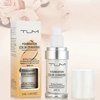 HOT TLM Colour Changing Warm Skin Tone Foundation Makeup Base Nude Face Moisturizing Liquid Cover Concealer for Women
HOT TLM Colour Changing Warm Skin Tone Foundation Makeup Base Nude Face Moisturizing Liquid Cover Concealer for Women