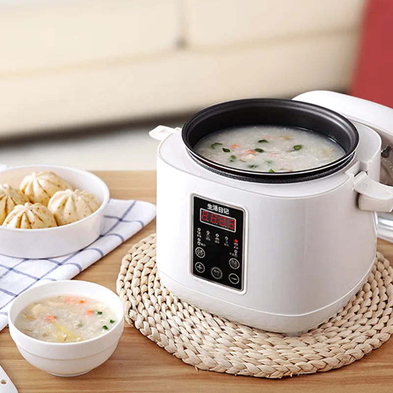 2L mini rice cooker small Steamer Multifunction cooking Pot Electric insulation heating cooker 1-2 people
2L mini rice cooker small Steamer Multifunction cooking Pot Electric insulation heating cooker 1-2 people