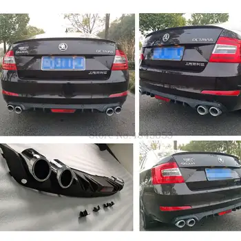 For Skoda Octavia 2014 2015 2016 2017 ABS Material Black Rear Bumper Diffuser Protector Guard Cover Trims Car Styling 1Pcs
For Skoda Octavia 2014 2015 2016 2017 ABS Material Black Rear Bumper Diffuser Protector Guard Cover Trims Car Styling 1Pcs