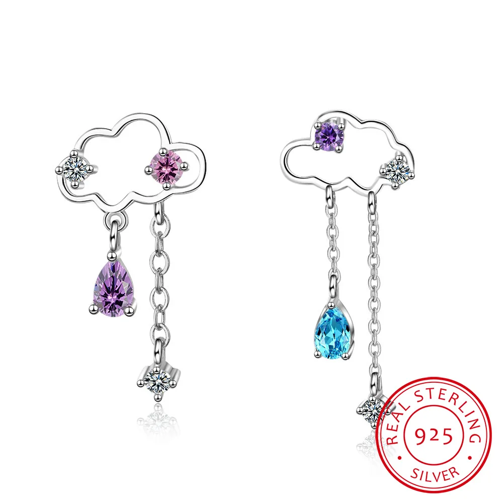 Vintage Zirconia Color Clouds Earrings For Women Jewelry Fashion 925 Sterling Silver Earrings Girls Valentine's Day Gift
Vintage Zirconia Color Clouds Earrings For Women Jewelry Fashion 925 Sterling Silver Earrings Girls Valentine's Day Gift