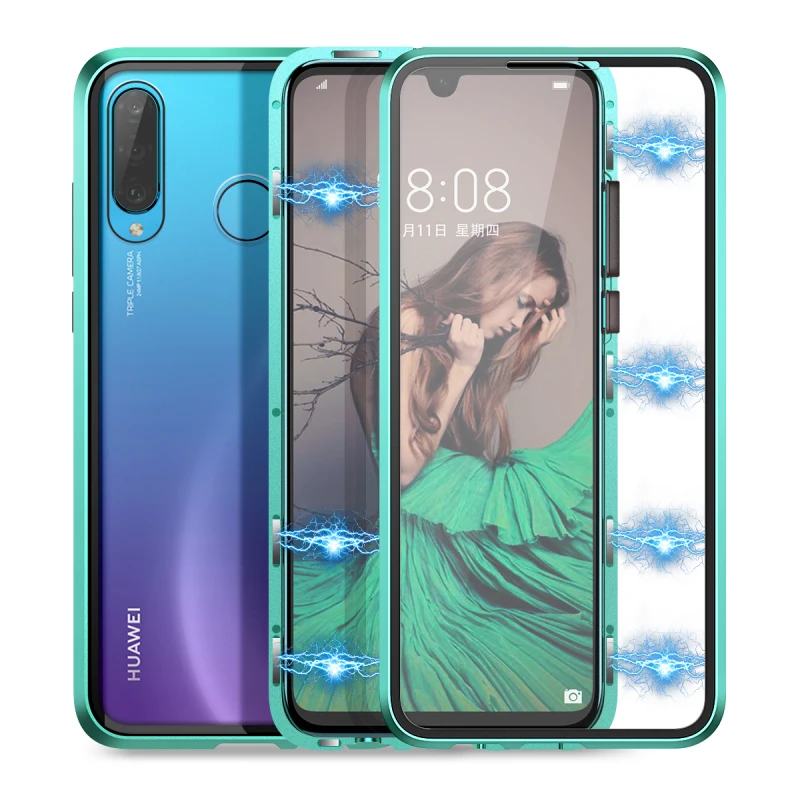 Hard PC case For Huawei P20 Pro Magnetic Adsorption Case with Full Screen Shockproof Protective Cover For Huawei P30 lite
Hard PC case For Huawei P20 Pro Magnetic Adsorption Case with Full Screen Shockproof Protective Cover For Huawei P30 lite