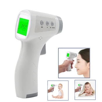 Non Contact IR Infrared Thermometer Forehead Thermometer Body Temperature Fever Digital Measure Tool for Baby Adult