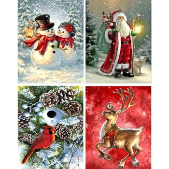 4 Sets Christmas Elk Bird 5D Full Drill Diamond Painting Embroidery Cross Stitch 449C 
4 Sets Christmas Elk Bird 5D Full Drill Diamond Painting Embroidery Cross Stitch 449C