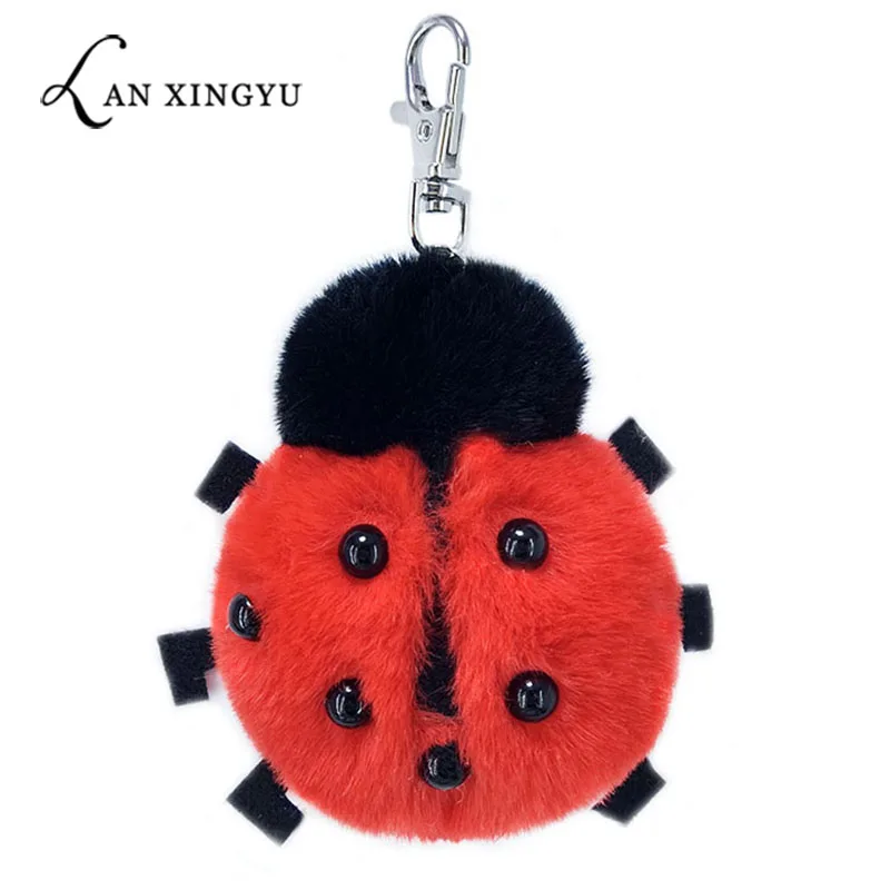 New ladybug bug bug key chain decoration imitation artificial fur material lady bag car key alloy pendant
New ladybug bug bug key chain decoration imitation artificial fur material lady bag car key alloy pendant