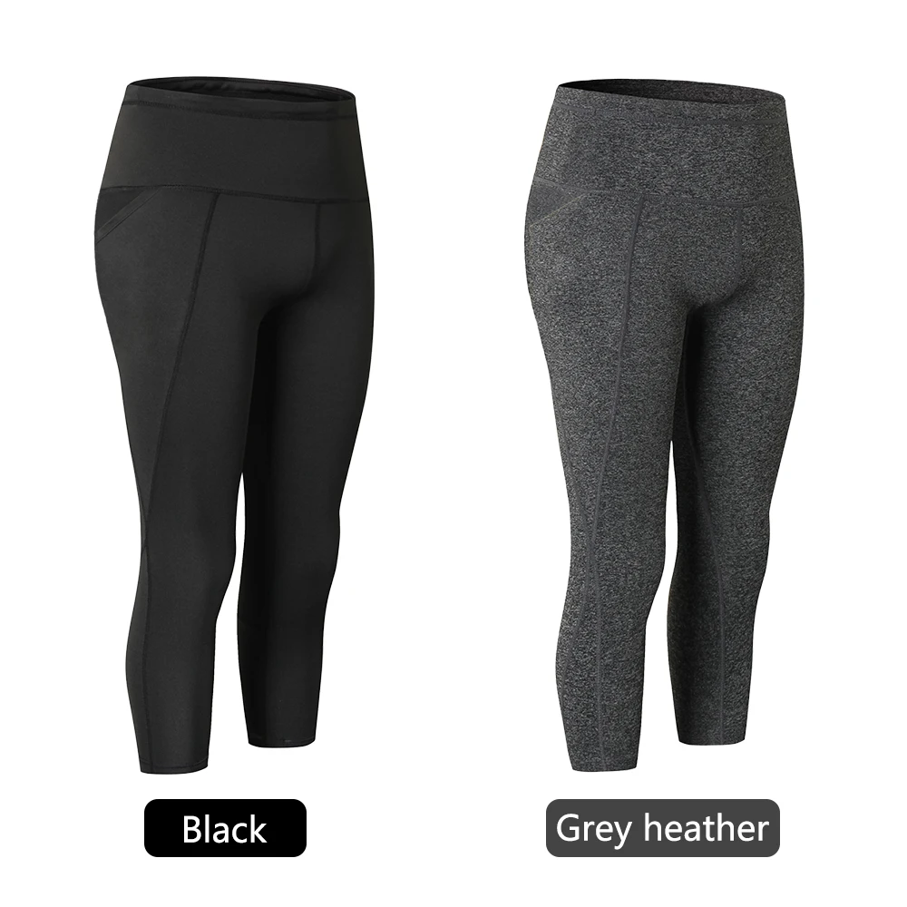 Women High Waist Capris Yoga Pants 4 Way Stretch Tummy Control Workout Running Fitness Yoga Sport Pants Leggings with Pocket
Women High Waist Capris Yoga Pants 4 Way Stretch Tummy Control Workout Running Fitness Yoga Sport Pants Leggings with Pocket