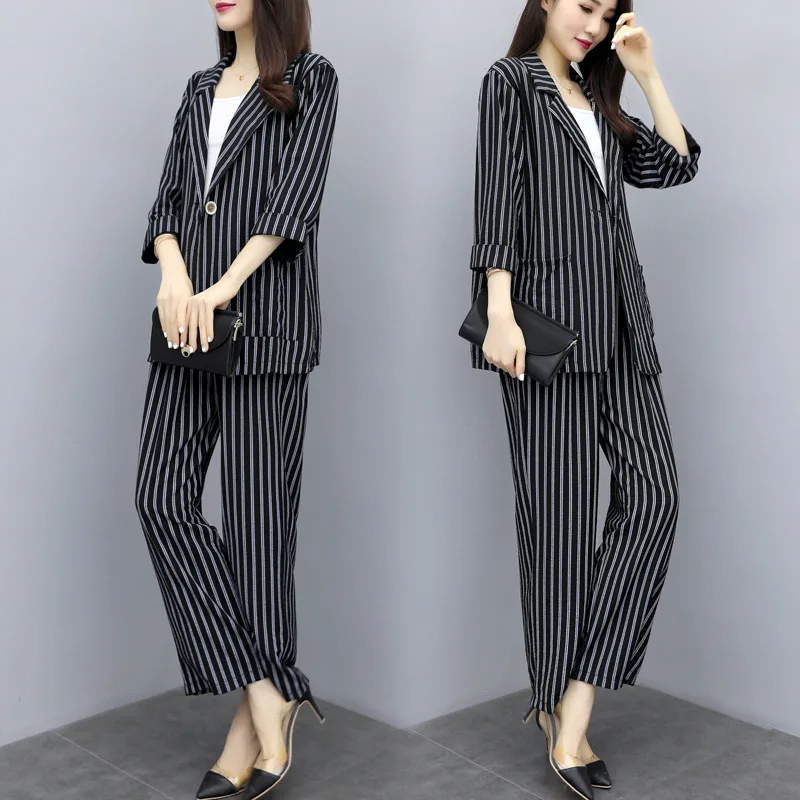 Korean-style 2019 Autumn New Style Small Suit Loose-Fit Trendy Two-Piece Set Cotton Linen Coat Loose Pants WOMEN'S Suit
Korean-style 2019 Autumn New Style Small Suit Loose-Fit Trendy Two-Piece Set Cotton Linen Coat Loose Pants WOMEN'S Suit