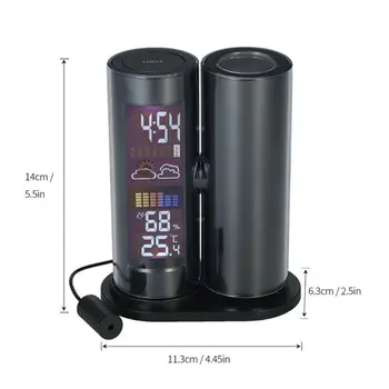 Projection Alarm Clock Thermometer Household Weather Station Hygrometer Time EU C6UE
Projection Alarm Clock Thermometer Household Weather Station Hygrometer Time EU C6UE