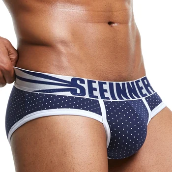 Men Sexy Low Rise Stretchy Printed Briefs Breathable Seamless Underpants Polka Dot Cotton Men's Low Waist Briefs
Men Sexy Low Rise Stretchy Printed Briefs Breathable Seamless Underpants Polka Dot Cotton Men's Low Waist Briefs