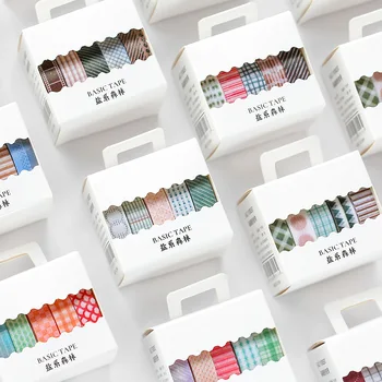 5 roll/set Salt Forest Series Basic Washi Tape DIY Scrapbooking Sticker Label Graphics Masking Tape Kit
5 roll/set Salt Forest Series Basic Washi Tape DIY Scrapbooking Sticker Label Graphics Masking Tape Kit