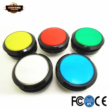 5 Pcs Of 60mm Lighted Button Illuminated Flat Round Push Button With Microswitch For Arcade Game Machine Backetball Game Machine
5 Pcs Of 60mm Lighted Button Illuminated Flat Round Push Button With Microswitch For Arcade Game Machine Backetball Game Machine