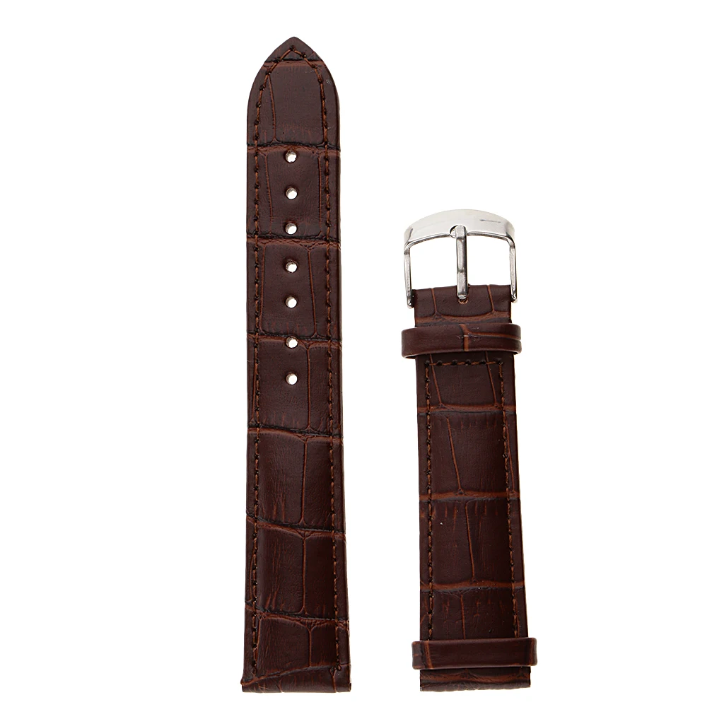Waterproof Watch Straps Crocodile-Embossed Leather Clasps Replacement 
Waterproof Watch Straps Crocodile-Embossed Leather Clasps Replacement
