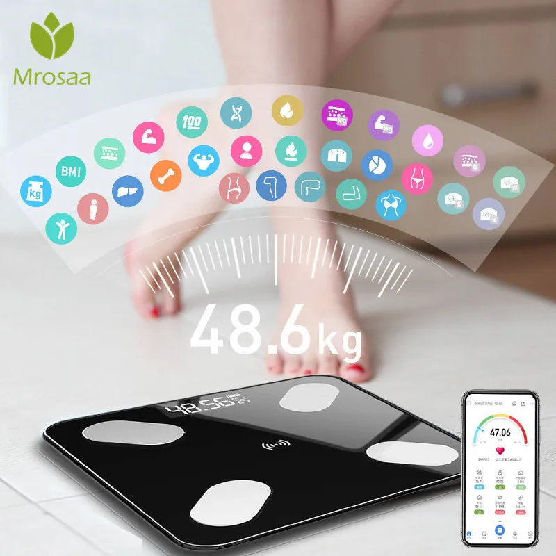 CE Certification Body Fat Scale Smart BMI Scale LED Digital Bathroom Wireless Weight Scale Balance bluetooth APP Android IOS
CE Certification Body Fat Scale Smart BMI Scale LED Digital Bathroom Wireless Weight Scale Balance bluetooth APP Android IOS