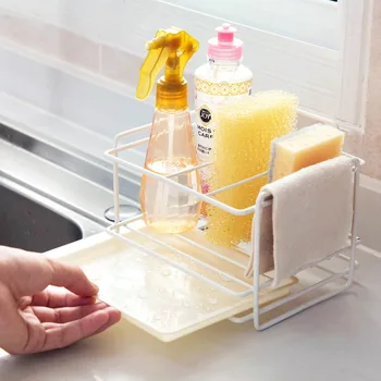 Kitchen Organizer Sponge Holder Soap Drain Storage Rack Kitchen Sink Organizer Dishcloth Iron Shelf Bathroom Organizer
Kitchen Organizer Sponge Holder Soap Drain Storage Rack Kitchen Sink Organizer Dishcloth Iron Shelf Bathroom Organizer