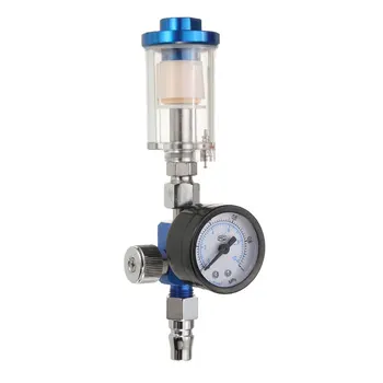 1/4" 0-140PSI Air Compressor Filter Water Separator Trap Tools Kit with Regulator Gauge Air Treatment Unit Pressure Regulator
1/4" 0-140PSI Air Compressor Filter Water Separator Trap Tools Kit with Regulator Gauge Air Treatment Unit Pressure Regulator