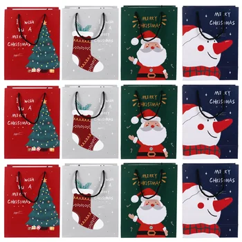 12pcs Gift Bags Christmas Paper Gift Bag Party Favor Cartoon Bags with Handles
12pcs Gift Bags Christmas Paper Gift Bag Party Favor Cartoon Bags with Handles