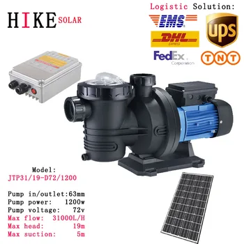 Hike solar equipment 72V Solar swimming pool Pump with Controller Centrifugal Solar Pumps Model: JTP31/19-D72/1200
Hike solar equipment 72V Solar swimming pool Pump with Controller Centrifugal Solar Pumps Model: JTP31/19-D72/1200