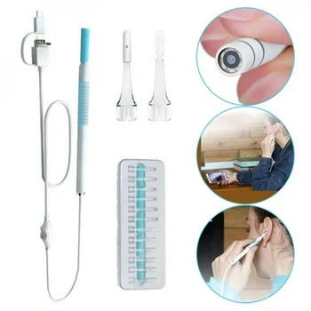 3 In 1 Ear Cleaning Endoscope USB 5.5mm Ear Inspect Camera 0.3MP Visual Earpick HD Otoscope Camera for Android Phone PC
3 In 1 Ear Cleaning Endoscope USB 5.5mm Ear Inspect Camera 0.3MP Visual Earpick HD Otoscope Camera for Android Phone PC