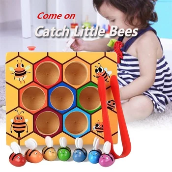 Colorful Recognition Of Small Bee Toys The Music Beehive Game Early Education Puzzle Wooden Toy Children Education Clip Gift
Colorful Recognition Of Small Bee Toys The Music Beehive Game Early Education Puzzle Wooden Toy Children Education Clip Gift
