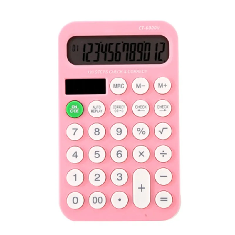 Office Large Screen Solar Calculator 12 Digits Solar Mini Calculator Handheld Office Supplies P666
Office Large Screen Solar Calculator 12 Digits Solar Mini Calculator Handheld Office Supplies P666