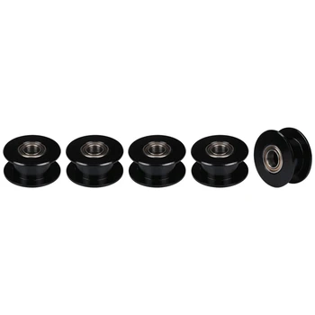 Gt2 5Mm Bore Black Aluminum Toothless Timing Belt Idler Pulley For 3D Printer 6Mm Width Timing Belt(Pack Of 5Pcs)(Bore 5Mm)
Gt2 5Mm Bore Black Aluminum Toothless Timing Belt Idler Pulley For 3D Printer 6Mm Width Timing Belt(Pack Of 5Pcs)(Bore 5Mm)