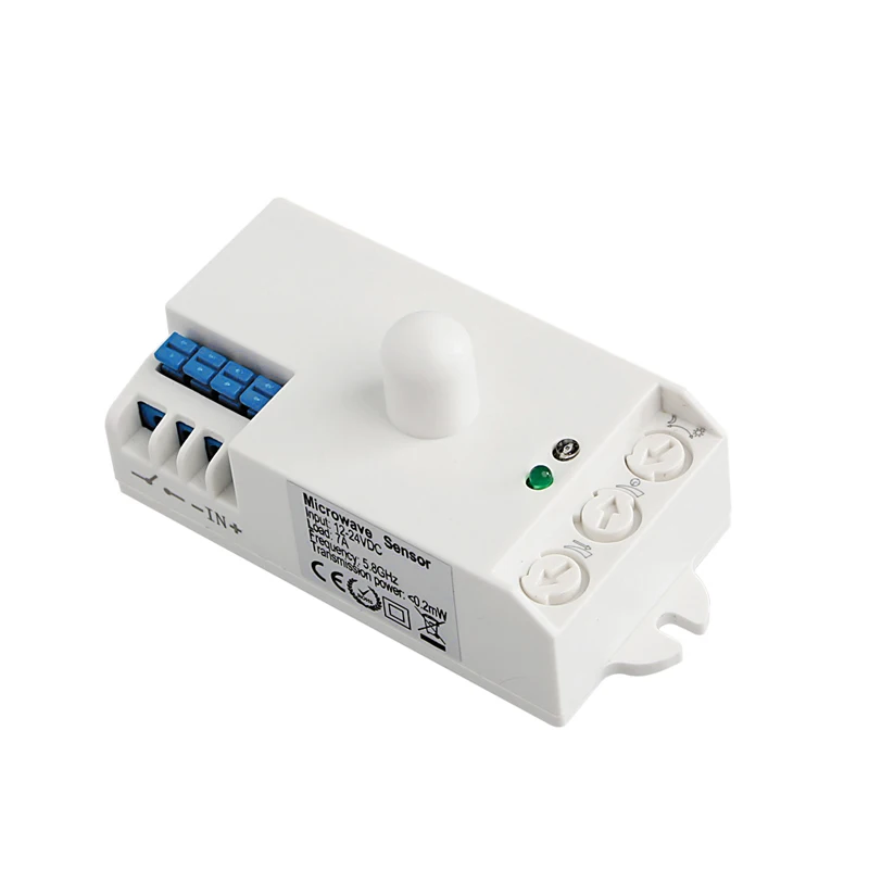 DC 12V-24V 5.8GHz 7A Microwave Radar Sensor Body Motion HF Detector Light Switch Drop Ship Support
DC 12V-24V 5.8GHz 7A Microwave Radar Sensor Body Motion HF Detector Light Switch Drop Ship Support