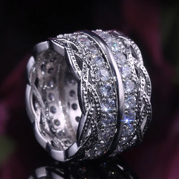 Huitan Trendy Wide Band Party Accessories Rings For Women With Micro Paved Shiny Brilliant Cubic Zircon Female Rings
Huitan Trendy Wide Band Party Accessories Rings For Women With Micro Paved Shiny Brilliant Cubic Zircon Female Rings