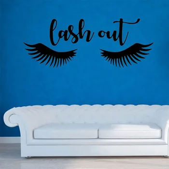 1PC Peel and Stick Removable Creative Non-toxic Lash Out Eyelashes Wall Decals Wall Sticker
1PC Peel and Stick Removable Creative Non-toxic Lash Out Eyelashes Wall Decals Wall Sticker