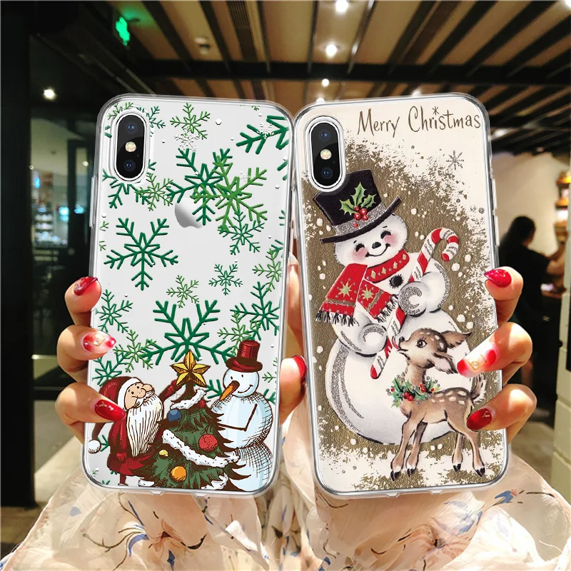 For TPU iPhone 5 5SE 6 6S 7 Plus 8Plus XS X Xr XS Max 9 Christmas new Year Soft Silicone Phone Case elk Fundas For iPhone X Case
For TPU iPhone 5 5SE 6 6S 7 Plus 8Plus XS X Xr XS Max 9 Christmas new Year Soft Silicone Phone Case elk Fundas For iPhone X Case