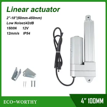 1500N Linear Actuator Motor 12mm/s IP54 4" 8" 12'' Stroke Wireless Motor Controller
1500N Linear Actuator Motor 12mm/s IP54 4" 8" 12'' Stroke Wireless Motor Controller