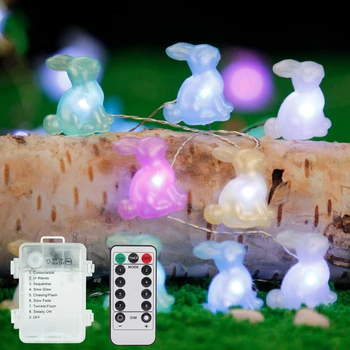 Rabbit Bunny Festive String Lights Battery USB Cord Dual Power with Remote Multi-Function for Outdoor Home Party Wedding Camping
Rabbit Bunny Festive String Lights Battery USB Cord Dual Power with Remote Multi-Function for Outdoor Home Party Wedding Camping