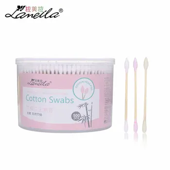 500pcs/box Natural Cotton Swabs Double Head Wood Sticks Nose Ears Cleaning Cosmetics Health Care Cotton Buds
500pcs/box Natural Cotton Swabs Double Head Wood Sticks Nose Ears Cleaning Cosmetics Health Care Cotton Buds