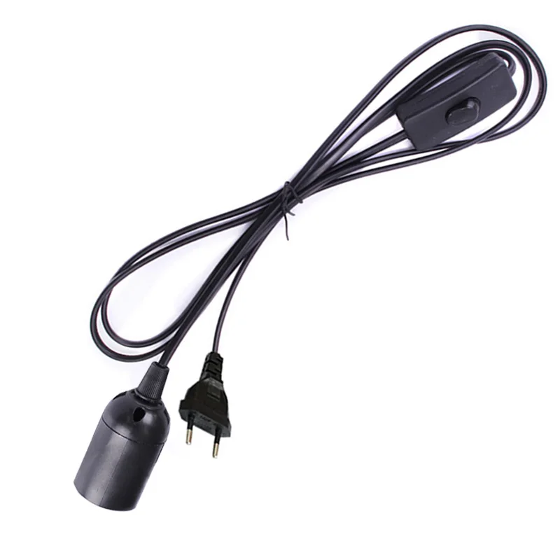 1.8M Power Cord Cable Lamp Bases plug with switch wire for Pendant LED Bulb Hanglamp Suspension Socket Holder
1.8M Power Cord Cable Lamp Bases plug with switch wire for Pendant LED Bulb Hanglamp Suspension Socket Holder