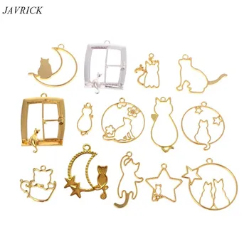14 14 Pcs/Set DIY Epoxy Resin Crafts Metal Frame Cat Kitten Moon Shape Cartoon Jewelry Pendant Necklace UV Resin Material Bezel 
14 14 Pcs/Set DIY Epoxy Resin Crafts Metal Frame Cat Kitten Moon Shape Cartoon Jewelry Pendant Necklace UV Resin Material Bezel