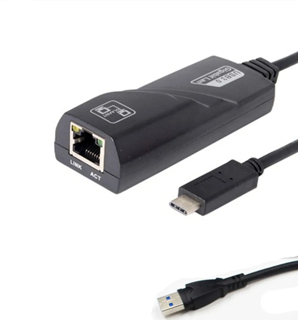 Фото USB 3.0 1000Mbps Ethernet LAN Network Adapter Cable For PC K Laptop Type-c USB-C To RJ45 Gigabit | Мобильные телефоны и