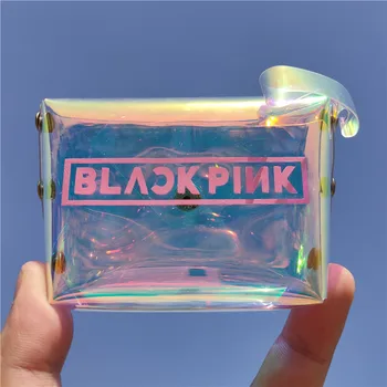 1 Pcs Blackpink Transparent Coin Purse Women Wallet Laser PVC Pencil Money Clutch Bag Case Female Mini Zipper Wallets Pouch
1 Pcs Blackpink Transparent Coin Purse Women Wallet Laser PVC Pencil Money Clutch Bag Case Female Mini Zipper Wallets Pouch