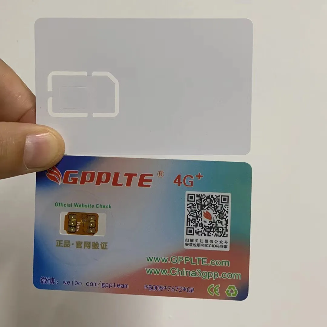 Nano Micro SIM-карта GN SIM-разблокировка Sim-карта записываемая программируемая чистая ICCID