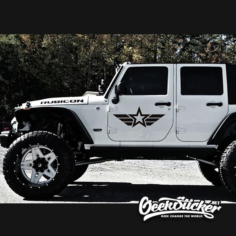 Водонепроницаемая Светоотражающая Виниловая наклейка для Jeep Cherokee Wrangler Renegade, 2 шт.
Водонепроницаемая Светоотражающая Виниловая наклейка для Jeep Cherokee Wrangler Renegade, 2 шт.