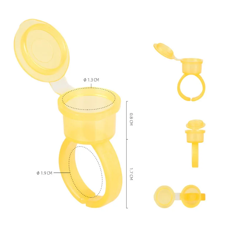 MICROBLADING PIGMENT RINGS Permanent Makeup Ink Ring Glue Holder Ink Cup With Cover
MICROBLADING PIGMENT RINGS Permanent Makeup Ink Ring Glue Holder Ink Cup With Cover