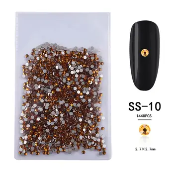 2.7mm 1440pcs/pack Crystal Clear AB Non Hotfix Flat back Nail Rhinestones For Nails Manicure 3D Nail Art Decoration Gems
2.7mm 1440pcs/pack Crystal Clear AB Non Hotfix Flat back Nail Rhinestones For Nails Manicure 3D Nail Art Decoration Gems