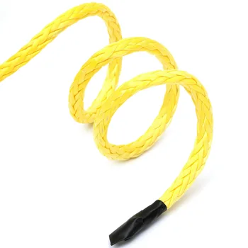 7700LBs Synthetic Winch Rope For ATV SUV Synthetic Fiber Yellow 3/16inch 50ft Winch Line
7700LBs Synthetic Winch Rope For ATV SUV Synthetic Fiber Yellow 3/16inch 50ft Winch Line