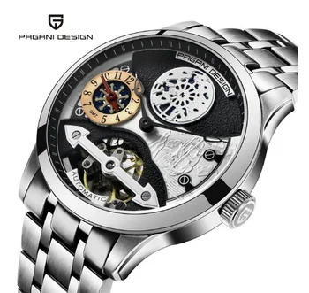 PAGANI DESIGN Men's Fashion Mechanical Watches Luxury Tourbillon Man Steel Watch Business Men Watch mens watches skeleton
PAGANI DESIGN Men's Fashion Mechanical Watches Luxury Tourbillon Man Steel Watch Business Men Watch mens watches skeleton