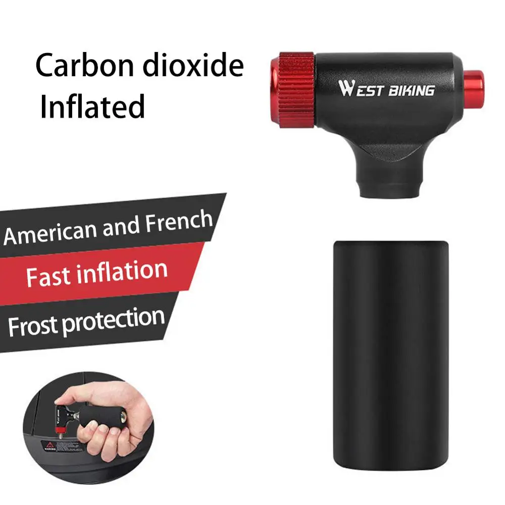 Mini CO2 Bicycle Air Pump Air Inflator Portable Manual Inflator Presta and Schrader Compatible for Road & Mountain Bikes
Mini CO2 Bicycle Air Pump Air Inflator Portable Manual Inflator Presta and Schrader Compatible for Road & Mountain Bikes