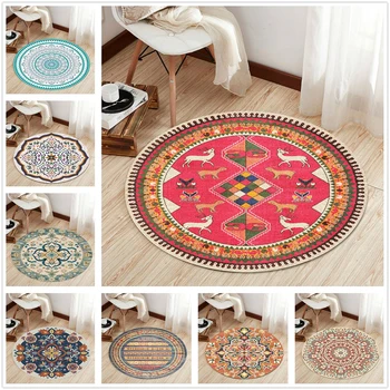 Nordic INS Plush Round Carpet for Living Room Bedroom Rugs Classic Mandala Flower Decor Floor Mat Study Coffe Table Area Rugs 
Nordic INS Plush Round Carpet for Living Room Bedroom Rugs Classic Mandala Flower Decor Floor Mat Study Coffe Table Area Rugs