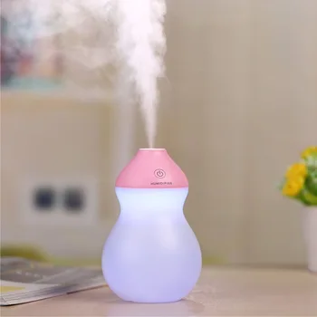 400ml Creative car USB Gourd Air Humidifier Oil Diffuser Night Light Ultrasonic Mist Maker Mini Household Bottle Air Purifier
400ml Creative car USB Gourd Air Humidifier Oil Diffuser Night Light Ultrasonic Mist Maker Mini Household Bottle Air Purifier