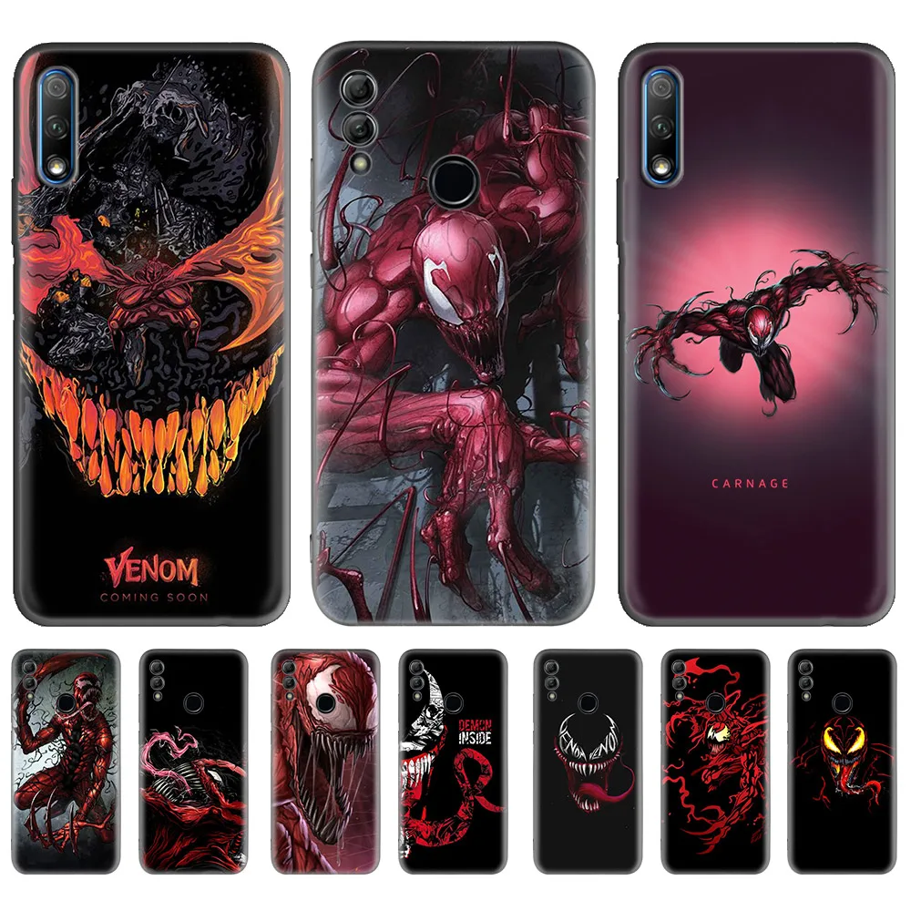 Venom Red Carnage Case for Huawei Honor 9X Pro 8X Play 3 3e 20 10 8C 8A Y6 Y7 Y9 Prime 2019 Black Silicone Phone Coque Casos
Venom Red Carnage Case for Huawei Honor 9X Pro 8X Play 3 3e 20 10 8C 8A Y6 Y7 Y9 Prime 2019 Black Silicone Phone Coque Casos